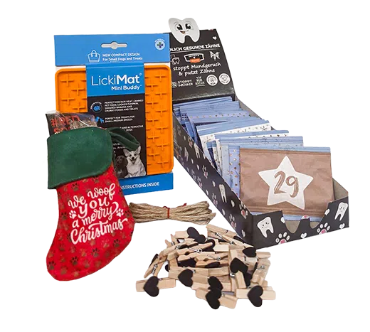 QCHEFS Dental Adventskalender Hund Schleck 2026